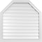 Ekena Millwork Octagonal Top Surface Mount PVC Gable Vent w/ 2"W x 2"P Brickmould Sill Frame, 34"W x 34"H GVPOT34X3403SF - alternate 1